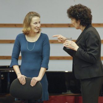 Working with students of the Royal College of Music November, 2008
